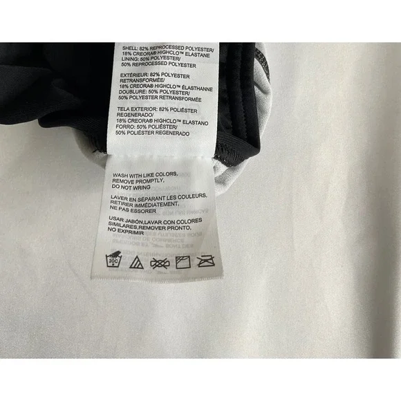 Speedo Womens One Piece Swimsuit Black White Colorblock X-Back Size 10/36 NEW - Picture 6 of 8